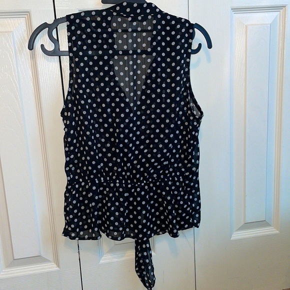 💠Small Womens Ruffle Polkadot  Heartsoul Mid Crop Top💠 - Picture 3 of 3